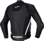 ALPINESTARS Missile v3 Leather Jacket - Black/White - US 50 / EU 60 3100125-12-60
