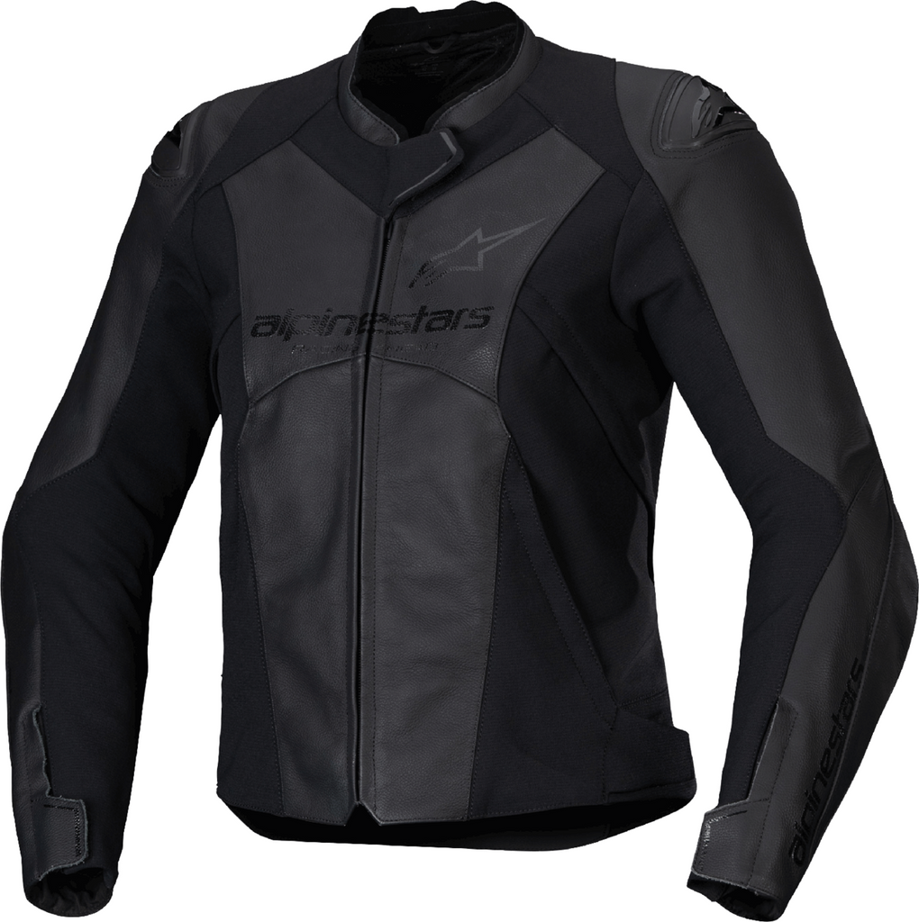 ALPINESTARS Stella Faster v3 Leather Jacket - Black/Black - US 6 / EU 42 3113625-1100-42