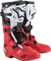 ALPINESTARS Tech 10 Enduro Boots - Bright Red/Black/White - US 13 2010025-3016-13