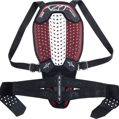 ALPINESTARS Nucleon Plasma Back Protector - Black/White/Red - Large 6504325-123-L
