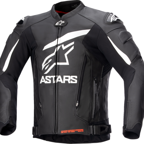 ALPINESTARS GP Plus R v4 Leather Jacket - Black/White - US 46 / EU 56 3100524-12-56