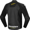 ALPINESTARS Faster v3 Airflow Leather Jacket - Black/White/Yellow Fluo - US 40 / EU 50 3103625-125-50