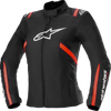 ALPINESTARS Stella T-SPS v2 WP Jacket - Black/White/Red Fluo - XS 3210225-1231-XS