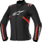 ALPINESTARS Stella T-SPS v2 WP Jacket - Black/White/Red Fluo - XS 3210225-1231-XS