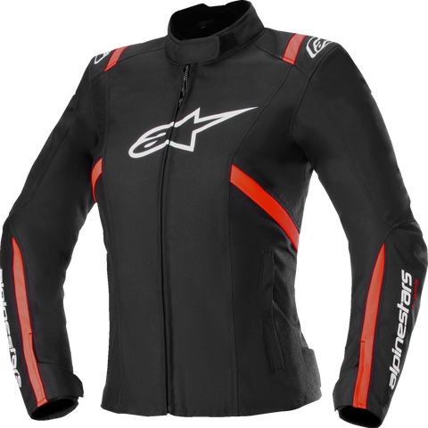 ALPINESTARS Stella T-SPS v2 WP Jacket - Black/White/Red Fluo - XS 3210225-1231-XS