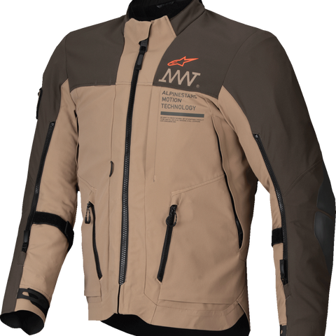 ALPINESTARS AMT-8 Stretch Drystar? XF Jacket - Dark Brown/Dark Khaki - 4XL 3200425-8018-4XL
