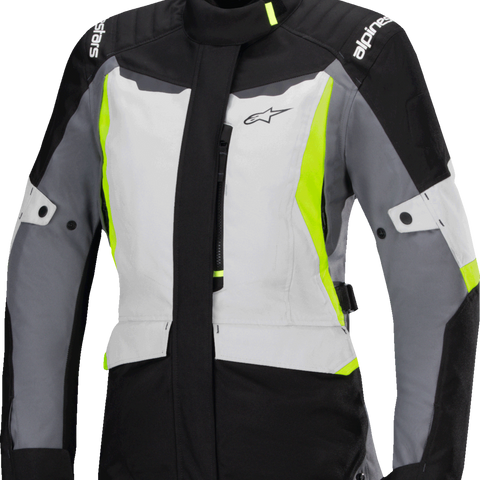ALPINESTARS Stella ST-1 Waterproof Jacket - Ice Gray/Black/Yellow Fluo - XS 3210325-9145-XS