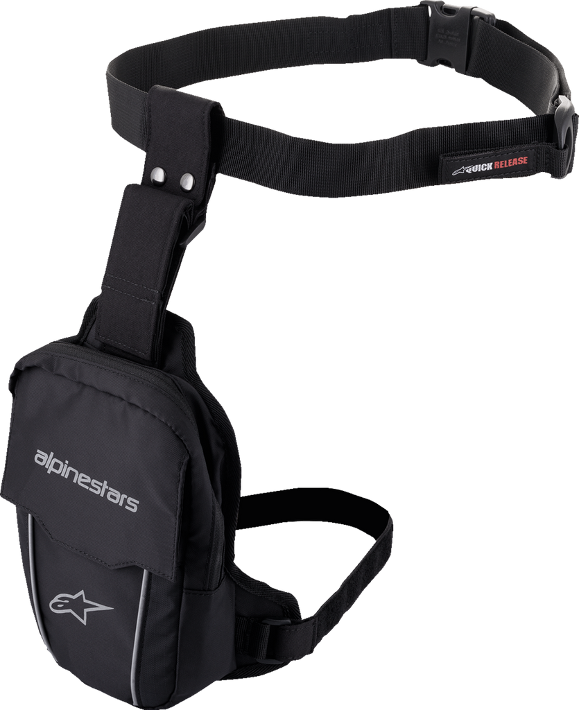 ALPINESTARS Thigh Bag - Black 6108121-1100-OS