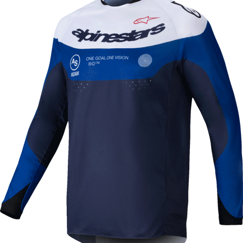ALPINESTARS Pro-Dura Long-Sleeve Jersey - Navy/Bright Blue/White - XL 3760125-7174-XL