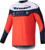 ALPINESTARS Pro-Dura Long-Sleeve Jersey - Navy/Hot Orange/White - Small 3760125-7162-S
