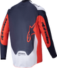 ALPINESTARS Pro-Dura Long-Sleeve Jersey - Navy/Hot Orange/White - Small 3760125-7162-S