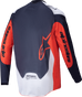 ALPINESTARS Pro-Dura Long-Sleeve Jersey - Navy/Hot Orange/White - Medium 3760125-7162-M