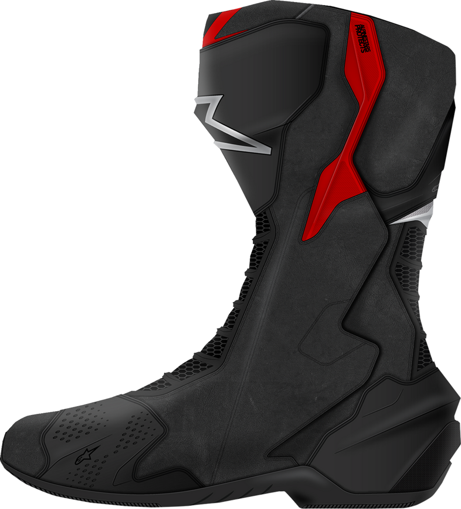 ALPINESTARS SMX-6 V3 Boots - Black/Silver/Red - US 12.5/EU 48 2223025-199-48