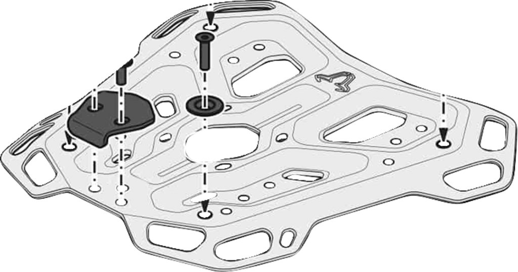 SW-MOTECH ADVENTURE-RACK for Luggage - Yamaha GPT.06.148.19000/B