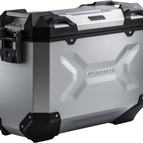 SW-MOTECH TRAX ADV Hard Case - 37 Liter - Silver - Left ALK.00.733.11000L/S