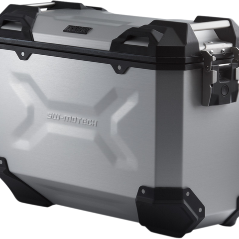 SW-MOTECH TRAX ADV Hard Case - 37 Liter - Silver - Right ALK.00.733.11000R/S