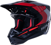 Honda S M5 Helmet Black/Red Glossy Md