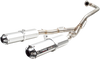 TRINITY RACING Dual Exhaust - Aluminum TR-4154D