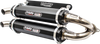 TRINITY RACING Stage 5 Slip-On Dual Muffler - Black TR-4152S-BK