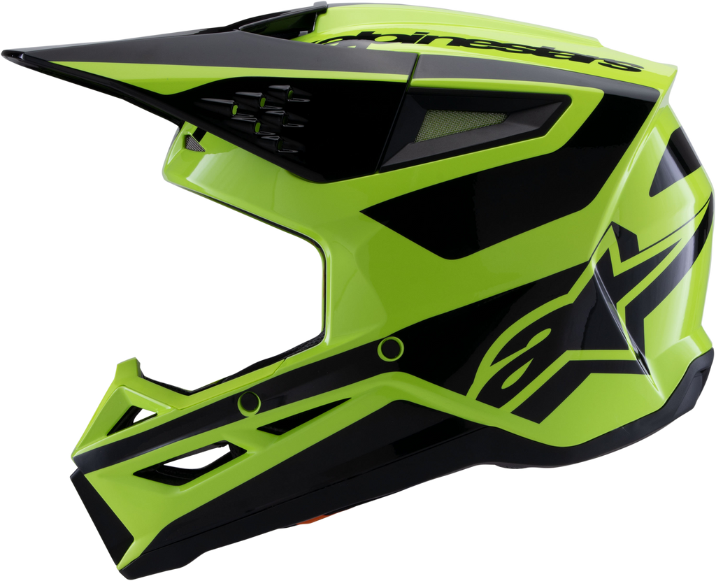 Sm3 Heat Helmet Yellow Fluo/Black Glossy Lg