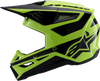Sm3 Heat Helmet Yellow Fluo/Black Glossy 2x