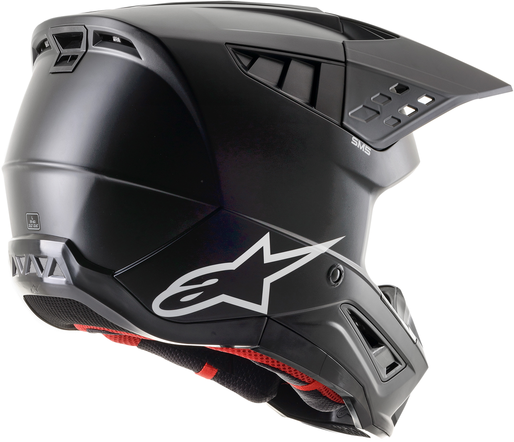 S M5 Solid Helmet Black Matt 2x