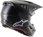 S M5 Solid Helmet Black Matt 2x
