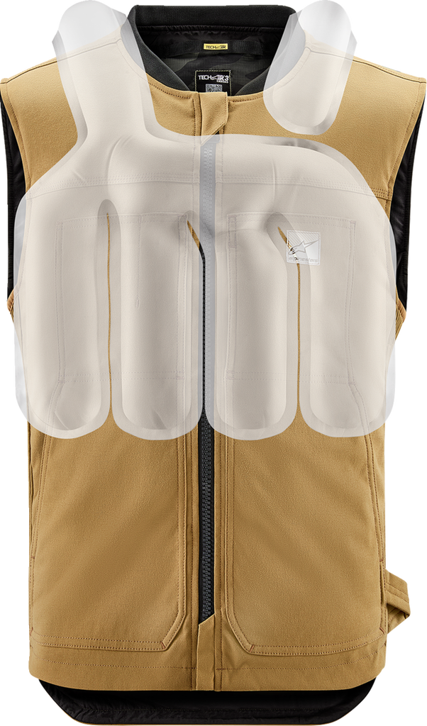 Alpinestars Tech-Air 3 v2 Canvas Airbag Vest, Tan, Large – 6505125-86-L