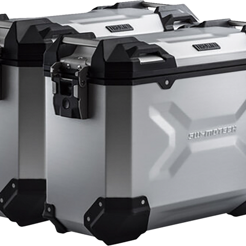 SW-MOTECH TRAX ADV Aluminum Case System - Silver - Honda VFR1200X '11-'17 KFT.01.660.70000/S