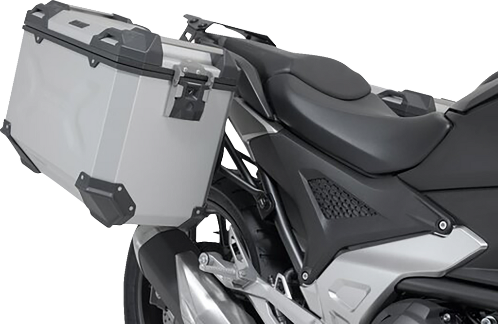 SW-MOTECH TRAX ADV Aluminum Case System - Silver - Honda NC750 X '20-'24 KFT.01.841.70000/S