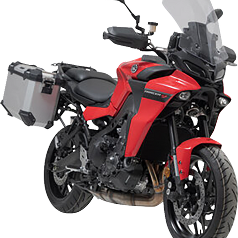 SW-MOTECH TRAX ADV Aluminum Case System - Silver - Yamaha Tracer 9 GT '21-'24 KFT.06.921.70000/S