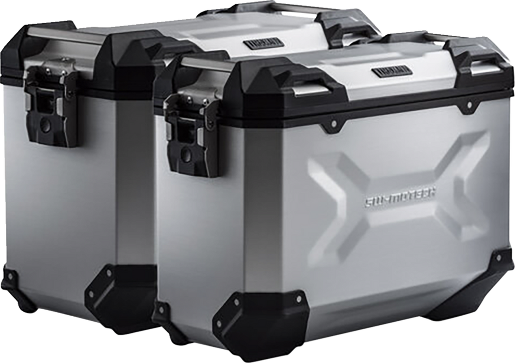 SW-MOTECH TRAX ADV Aluminum Case System - Silver - Yamaha Super Tenere 1200 '10-'20 KFT.06.145.70001/S