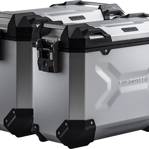 SW-MOTECH TRAX ADV Aluminum Case System - Silver - Yamaha Super Tenere 1200 '10-'20 KFT.06.145.70001/S