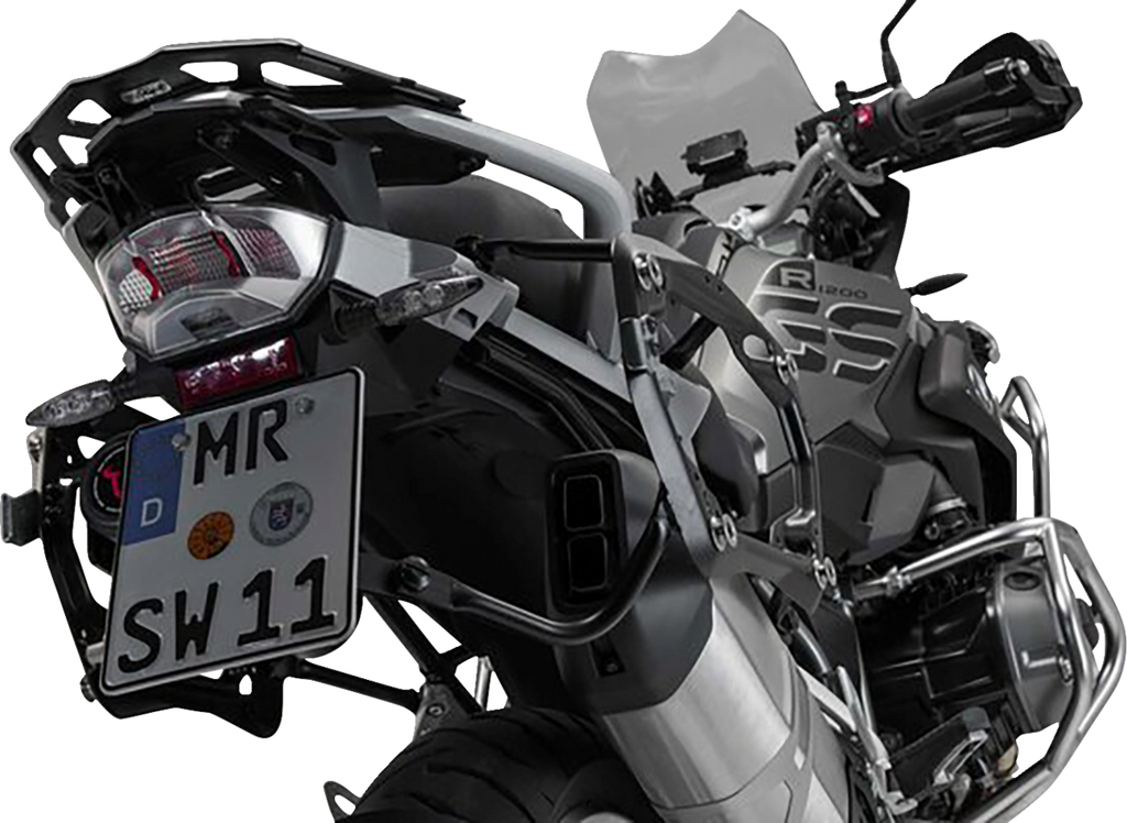 SW-MOTECH TRAX ADV Aluminum Case System - Silver - BMW R 1200/1250 GS '12-'24 KFT.07.664.70001/S