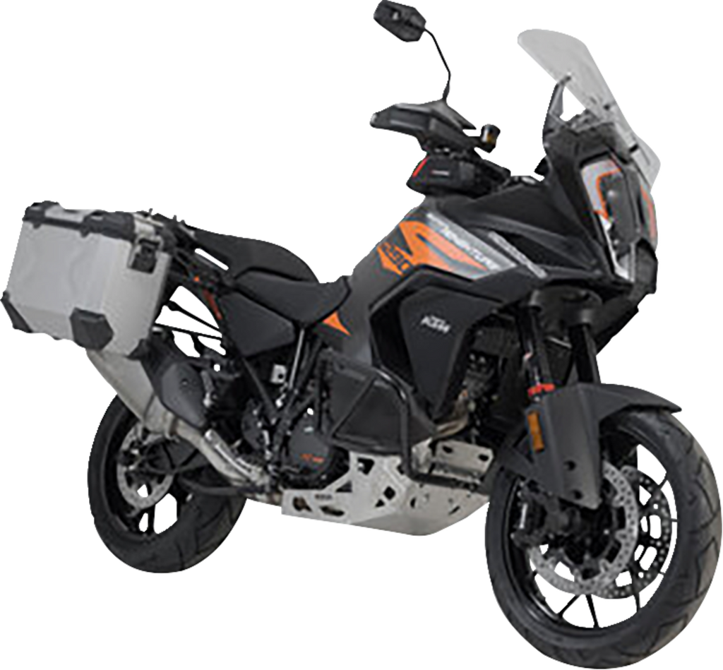 SW-MOTECH TRAX ADV Aluminum Case System - Silver - KTM Super Adventure 1290 R/S '21-'24 KFT.04.835.70000/S