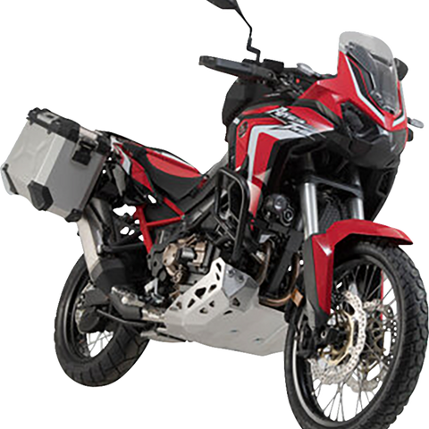 SW-MOTECH TRAX ADV Aluminum Case System - Silver - Honda Africa Twin '19-'21 KFT.01.950.70001/S