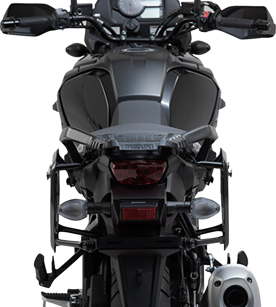 SW-MOTECH TRAX ADV Aluminum Case System - Silver - Suzuki V-Strom 1000 '14-'19 KFT.05.440.70001/S