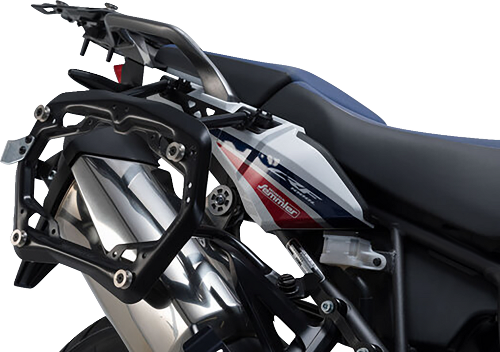 SW-MOTECH TRAX ADV Aluminum Case System - Silver - Honda Africa Twin '16-'17 KFT.01.622.70001/S