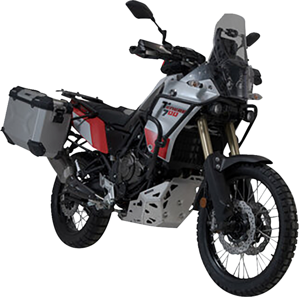 SW-MOTECH TRAX ADV Aluminum Case System - Silver - Yamaha Tenere 700 '21-'24 KFT.06.799.70002/S