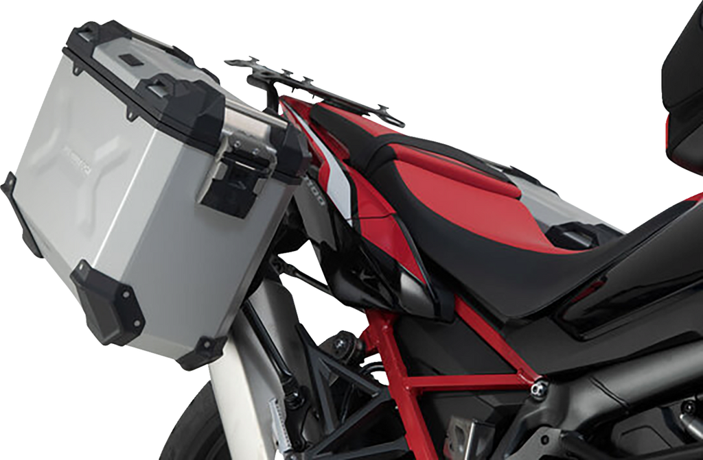 SW-MOTECH TRAX ADV Aluminum Case System - Silver - Honda Africa Twin '19-'21 KFT.01.950.70001/S