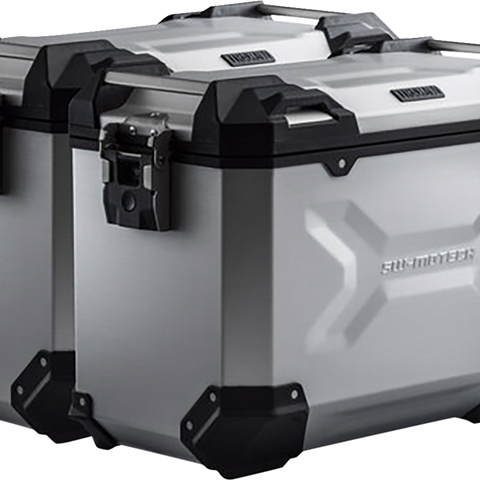 SW-MOTECH TRAX ADV Aluminum Case System - Silver - Honda VFR1200X '11-'17 KFT.01.660.70100/S