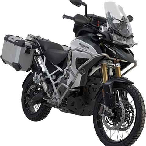 SW-MOTECH TRAX ADV Aluminum Case System - Silver - Triumph Tiger Explorer 1200 '22-'24 KFT.11.905.70102/S
