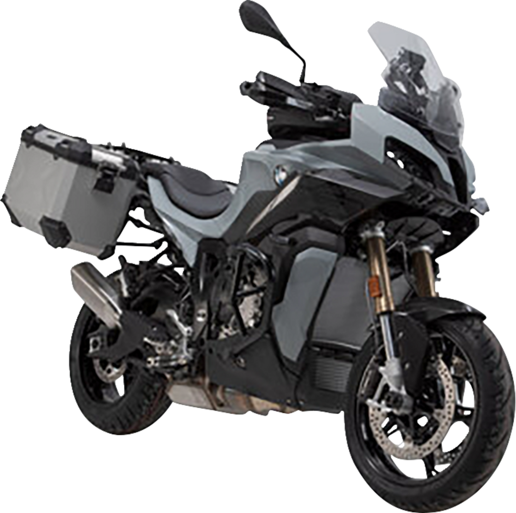 SW-MOTECH TRAX ADV Aluminum Case System - Silver - BMW S 1000 XR '19-'24 KFT.07.954.70101/S