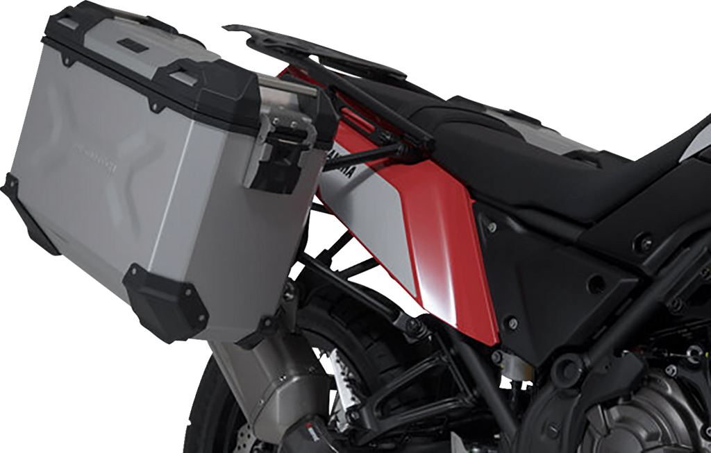 SW-MOTECH TRAX ADV Aluminum Case System - Silver - Yamaha Tenere 700 '21-'24 KFT.06.799.70002/S
