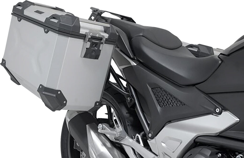 SW-MOTECH TRAX ADV Aluminum Case System - Silver - Honda NC750 X '20-'24 KFT.01.841.70100/S