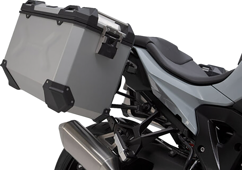 SW-MOTECH TRAX ADV Aluminum Case System - Silver - BMW S 1000 XR '19-'24 KFT.07.954.70101/S