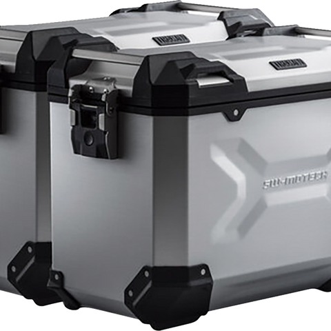 SW-MOTECH TRAX ADV Aluminum Case System - Silver - Honda NC750 '16-'20 KFT.01.699.70101/S