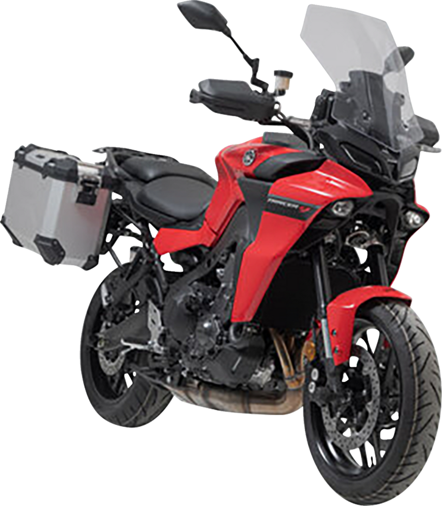 SW-MOTECH TRAX ADV Aluminum Case System - Silver - Yamaha Tracer 9 GT '21-'24 KFT.06.921.70100/S