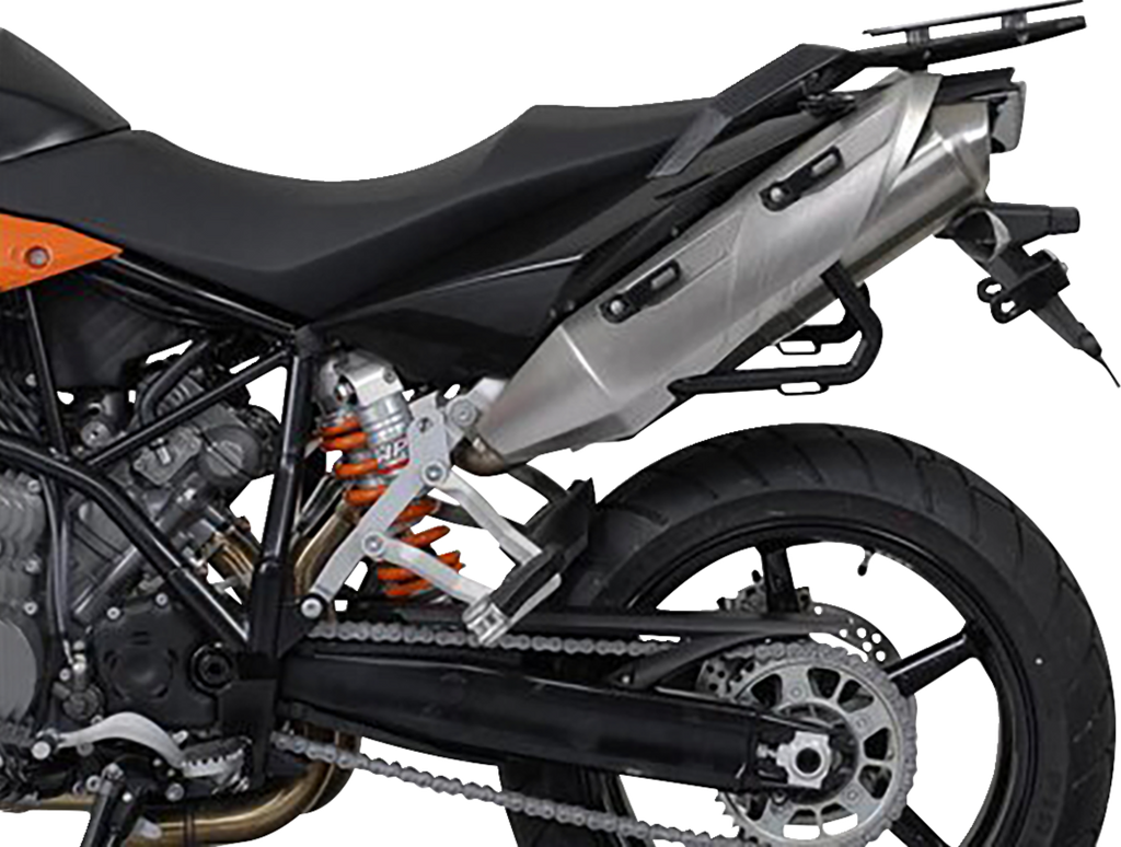 SW-MOTECH TRAX ADV Aluminum Case System - Silver - KTM Super Moto 950/990 '05-'13 KFT.04.621.70100/S