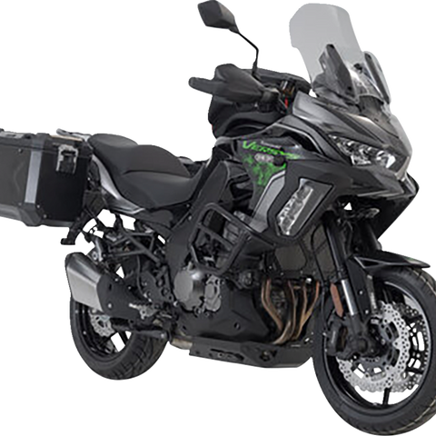SW-MOTECH TRAX ADV Aluminum Case System - Black - Kawasaki Versys 1000 '18-'23 KFT.08.922.70101/B